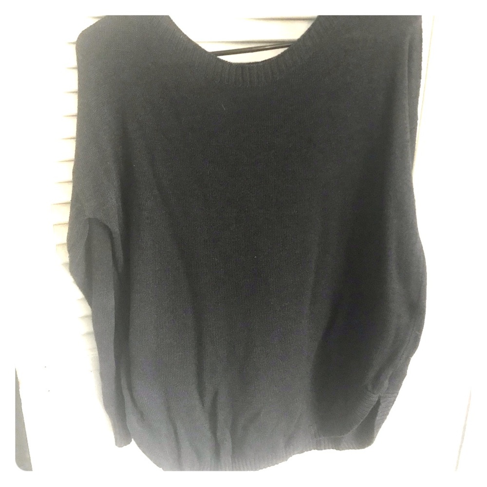 Dark gray long sweater